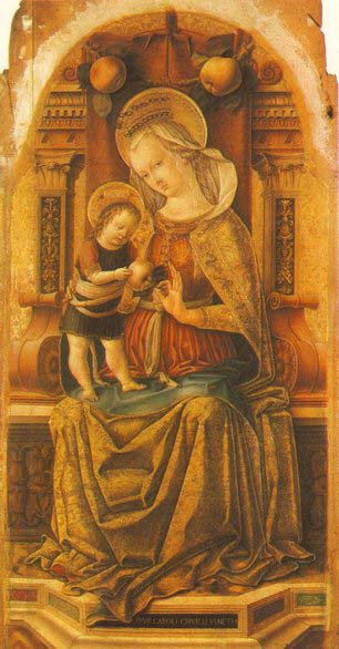 Virgin and Child Enthroned around